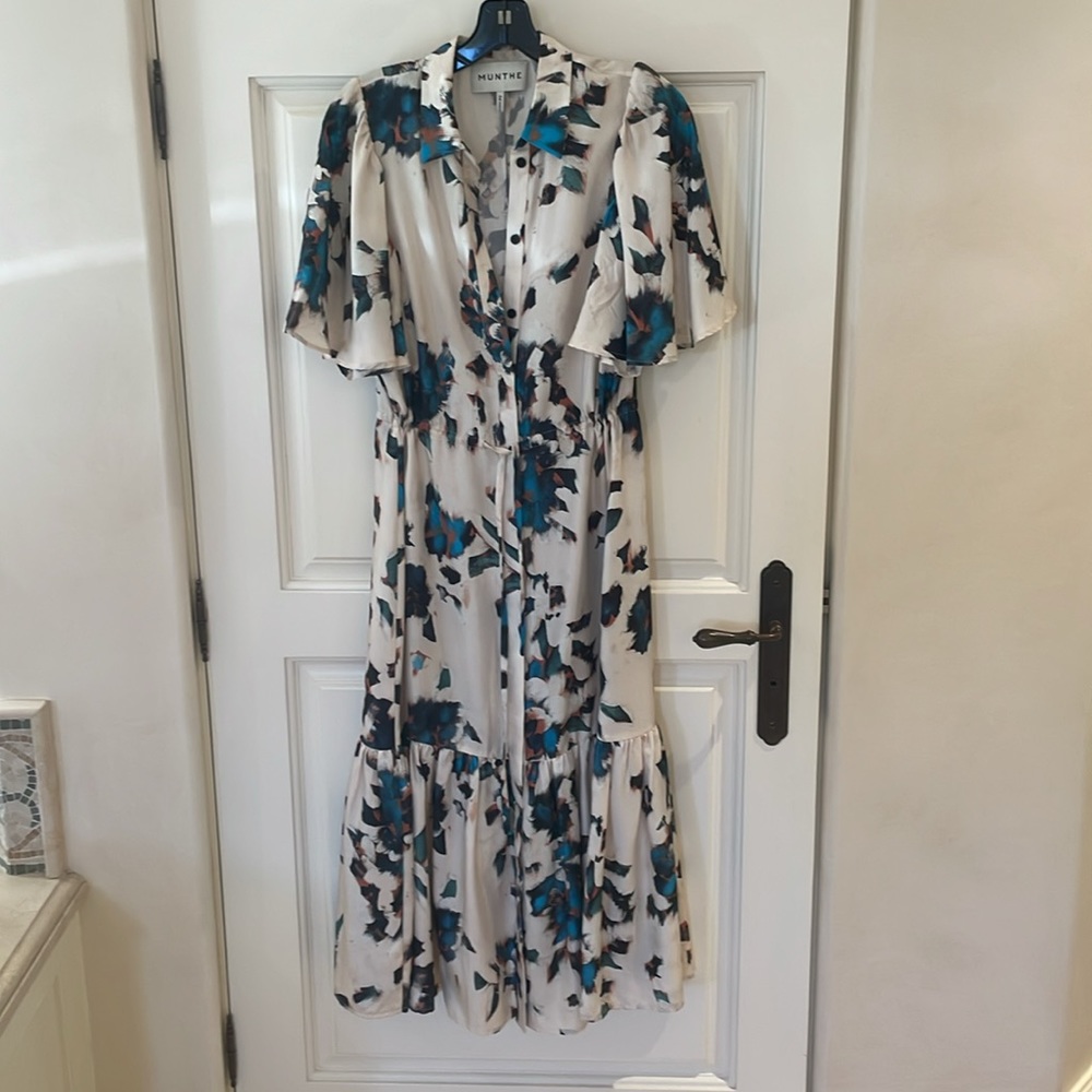 Munthe graphic patterned collared dress. - Picture 2 of 7